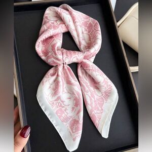 Pink Floral Scarf N1436